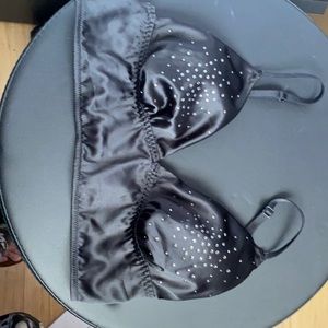 Sparkly Black Bralette